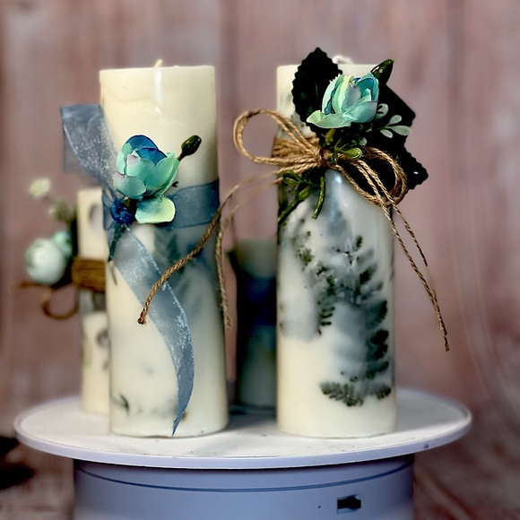 Accents Handmade Soy Pillar Candles Poshmark